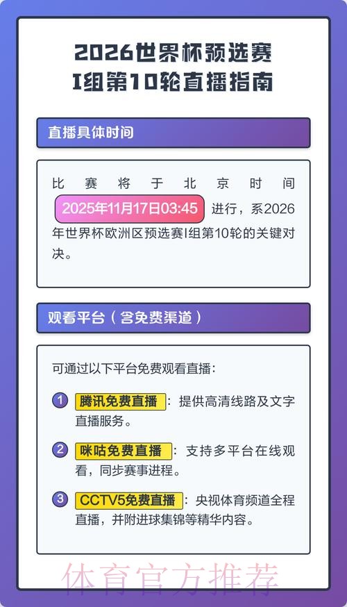 2026世界杯直播入口方法